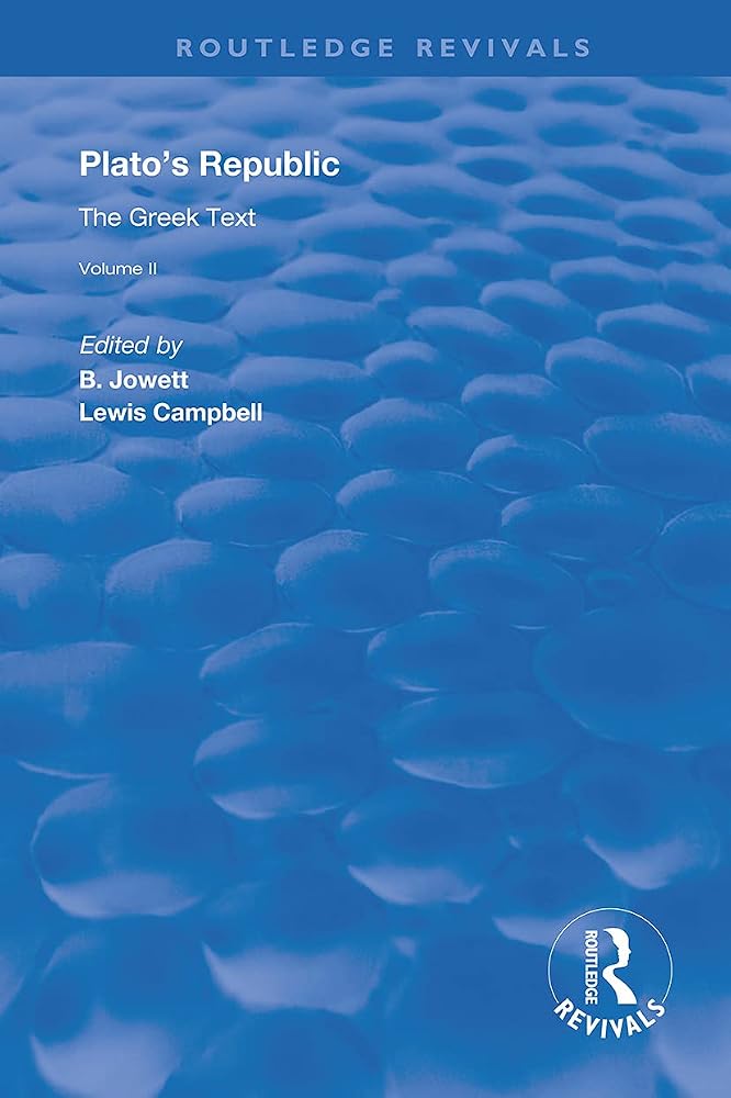 Plato's Republic (Vol. 2): The Greek Text cover